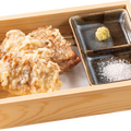 天然本鮪“わかれ身”の漬け 天ぷら（税込605円）
