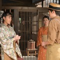 『あんぱん』朝田家の三女・朝田メイコ役を演じる原菜乃華　（C）NHK