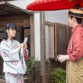 『あんぱん』朝田家の三女・朝田メイコ役を演じる原菜乃華　（C）NHK