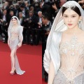 過度な露出をともなうドレスが原因？カンヌ映画祭のレッドカーペットから退場となった中国女優に韓国も注目 画像