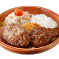 メンチカツカリー&ハンバーグディッシュ