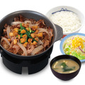にんにく牛バラ焼定食　890円
