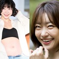 ブラトップ姿に“10歳下夫”もメロメロ？双子妊娠中の韓国歌手が28週目のふっくらお腹を公開【PHOTO】 画像