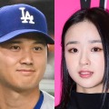 等身大パネルにハート！ママになった韓国元新体操選手、「大谷翔平ラブ」アピールの来日SHOT【PHOTO】 画像