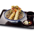 とろ～り旨なすと夏野菜のかき揚げ冷やしそば　950円