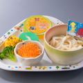 ドリンク・おもちゃ・シール付き「おこさまうどんセット」 【特別価格】３９０円（税込４２９円）と１１０円お得