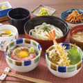 ３日間限定でご用意する「ミニ丼まんぷく膳」 【特別販売】１,３９０円（税込１,５２９円）