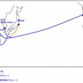 Trans Pacific Express ケーブルルート概要図