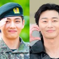 BTS・Vの除隊後に俳優パク・ソジュンら仲良し“ウガ・ファミリー”集結！お揃いTシャツ姿でポーズ【PHOTO】 画像