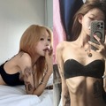 「ガリガリすぎて気持ち悪い」父は元巨人投手の韓国インフルエンサー、肋骨クッキリ近影に心配の声【PHOTO】 画像