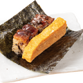 鰻の押し寿司と出汁巻き玉子の包み（税込275円）