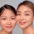 SHIHOの娘が大変身！普段はメガネでナチュラルな13歳が…“まるで姉妹”な母娘写真に反響【PHOTO】