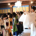 新ドラマ『ちはやふる－めぐり－』（日本テレビ）のヒット祈願　（C）日本テレビ