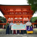 新ドラマ『ちはやふる－めぐり－』（日本テレビ）のヒット祈願　（C）日本テレビ