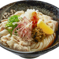 ３種薬味で食べる 青唐入り豚しゃぶうどん　(中)930円