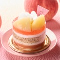 山梨県産白桃と紅茶のプレミアムフレジェ（税込648円）