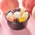和涼白桃クリームあんみつ（税込378円）