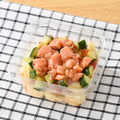 サーモンポキ 彩り野菜＆パスタ（税込328円）