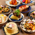 料理長イチオシのとろスジ大根をはじめ、五感で楽しい料理をご用意