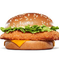 チーズ・クラシック スモーキーフライドチキンバーガー　単品590円、セット890円