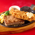 ビーフハンバーグステーキ 海老フライ（税込1,419円）