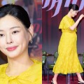 出産予定日は来週だが…ミス・コリア出身女優イ・ハニ、出演作の制作発表会に登場