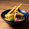 ごまだれ野菜天ぶっかけうどん
