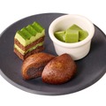和心ちょっと贅沢菓子皿 340円／和心ちょっと贅沢菓子皿とお抹茶のセット 550円