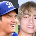 「オオタニの隣でも引けを取らない体格」BTS・Vと大谷翔平の対面に韓国メディア各社熱狂！「世紀の出会い」「史上最高の2SHOT」 画像