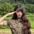「世界で最も可愛い軍服姿」IVE・ウォニョン、軍服ファッションまで完璧　“体験入隊”が話題【PHOTO】 画像