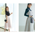 (写真左から)内田理央さん、美香、鈴木ゆうか、鶴嶋乃愛『andGIRL』秋号（C）DONUTS