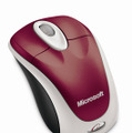 「Wireless Notebook Optical Mouse 3000」（ダーク レッド）