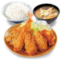 かつや、秋の海鮮「牡蠣・海老・鯖」フライ定食が12日より販売開始！ 画像