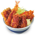 秋の海鮮フライ丼　(税込979円)
