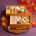 老舗日本料理店・なだ万、秋の贅沢弁当「松茸御飯と蟹御飯の二段重」19日より発売！ 画像