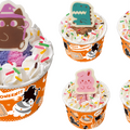 にゃろうぃん ハッピーフレンズ（くろねこ／きょうりゅう／ぱんだ／うさぎ／ぺんぎん）450円