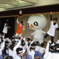 ざっくぅ体操。振り付けは沖縄アクターズスクール大阪校です