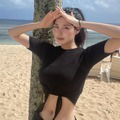 「旦那が羨ましい」こんなボリューミーだった？韓国のモデル兼女優、人々の視線奪う大胆ドレスSHOT【PHOTO】 画像