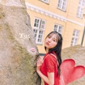 日向坂46・河田陽菜、2nd写真集よりキュートな“キス顔”ショット公開！ 画像