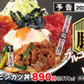 牛豚鶏のプルコギビビンカツ定食