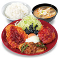 牛豚鶏のプルコギビビンカツ定食(税込1,089円)
