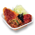 【テイクアウト】牛豚鶏のプルコギビビンカツ丼弁当(温玉なし)(税込853円)