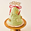 ピスタチオショコラのクリスマスツリーケーキ（直径約12㎝・高さ約15㎝）6,480円（送料込み・冷凍便）