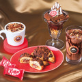 キットカットを丸ごと使用！サンマルクカフェ、“濃厚チョコ尽くし”パフェやチョコクロを11月6日販売開始 画像