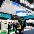 2010 Mobile World Congress会場内のNECブース