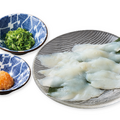 ふぐしゃぶ(北海道産 真ふぐ)1人前1,000円(税込1,100円)