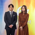 (左から)安住紳一郎アナ&川口春奈【撮影/新里陽子】