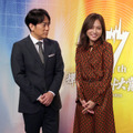 (左から)安住紳一郎アナ&川口春奈【撮影/新里陽子】