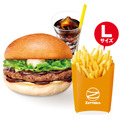 てりやきビーフバーガーランチセット　590円（通常価格820円）