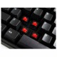 軽いタッチの「赤軸キー」搭載などPCゲームユーザー向きキーボード 画像